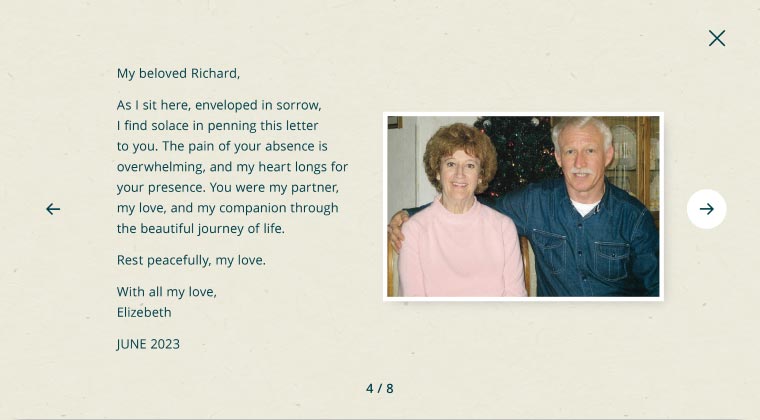 Leave heartfelt messages for your loved ones
