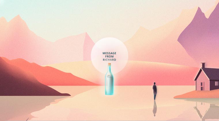 An exclusive message in a bottle for each individual
